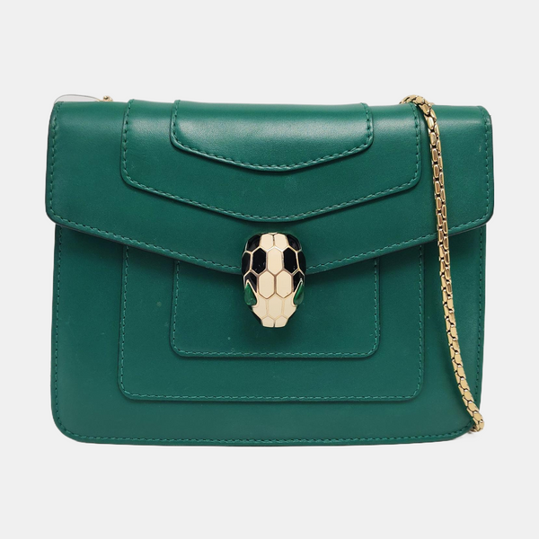 SERPENTI FOREVER Small Calfskin Green