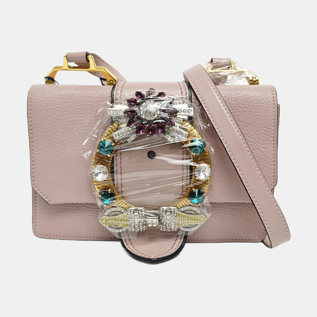 Miu Lady Calfskin Pink