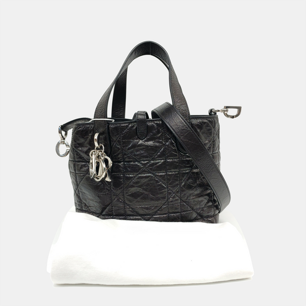 Toujours Small Cannage Calfskin Black
