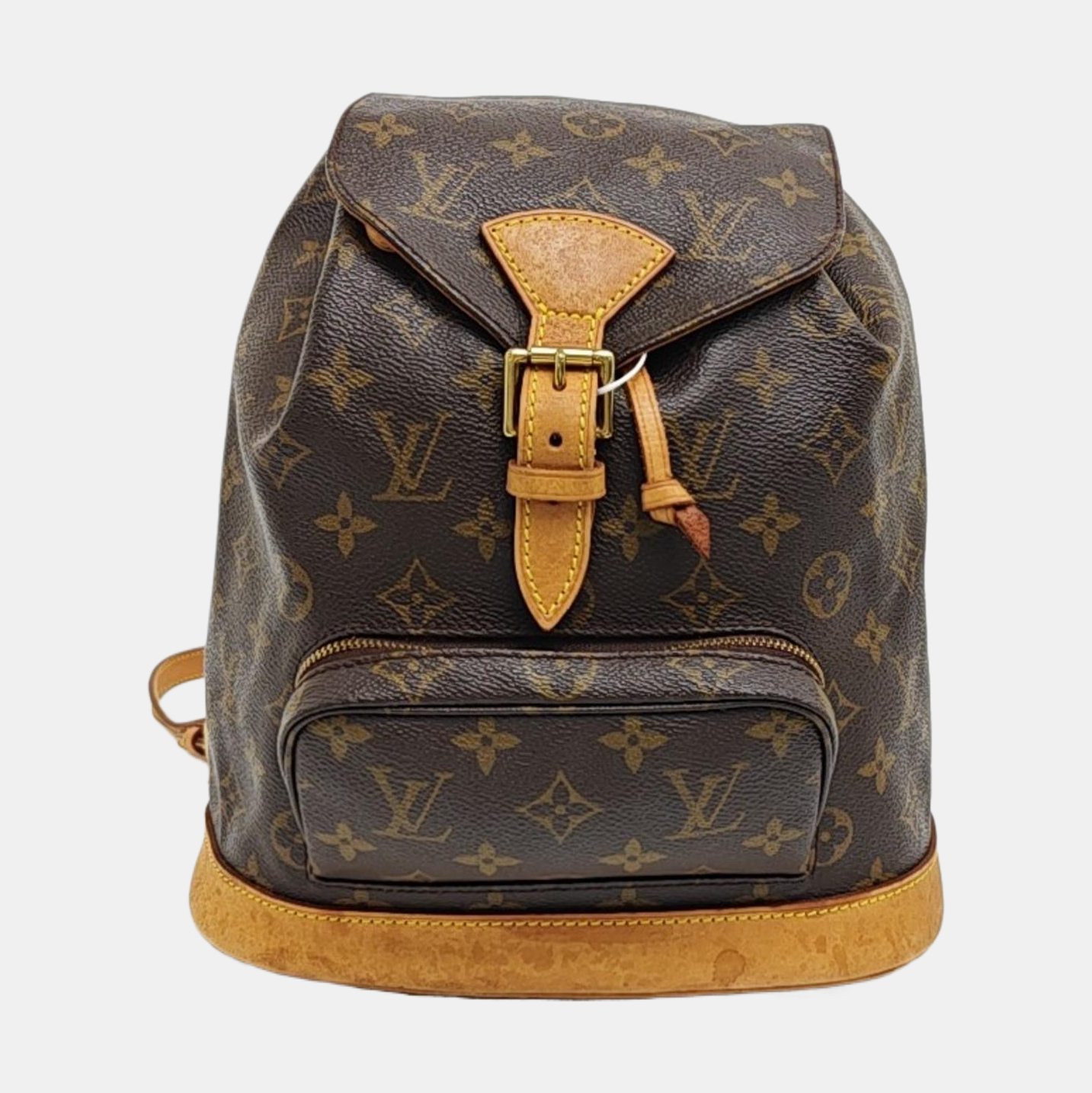 MONTSOURIS MM Monogram Coated Canvas Brown