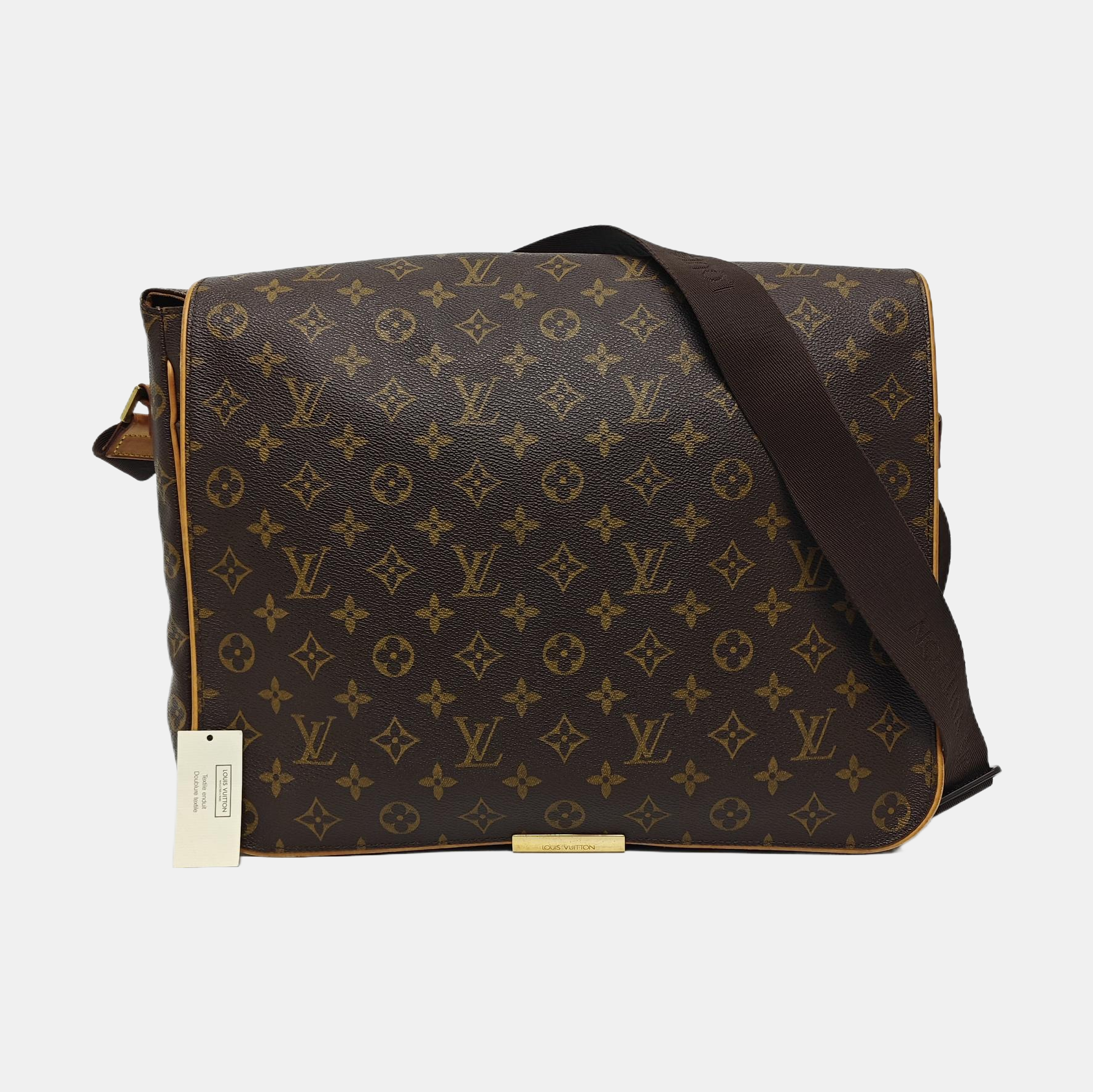 VALMY Monogram Coated Canvas Brown