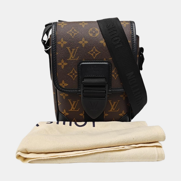 S LOCK PM Monogram Coated Canvas Brown
