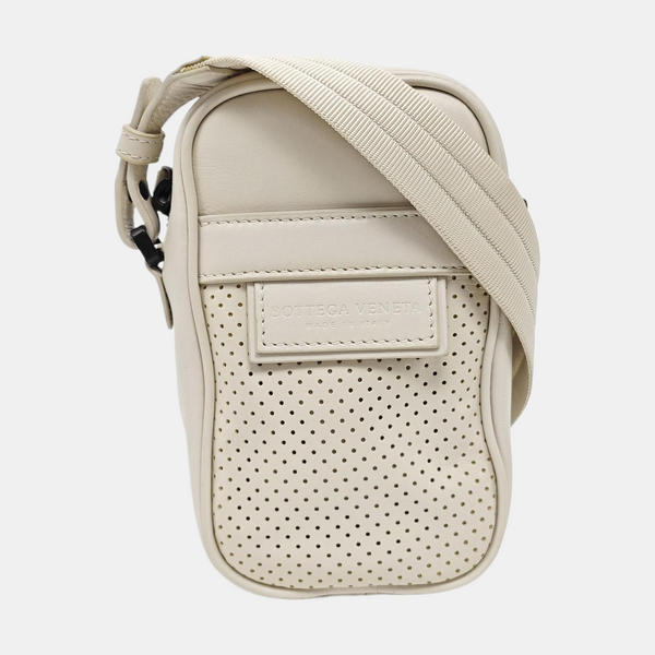 Calfskin Shoulder Bag White