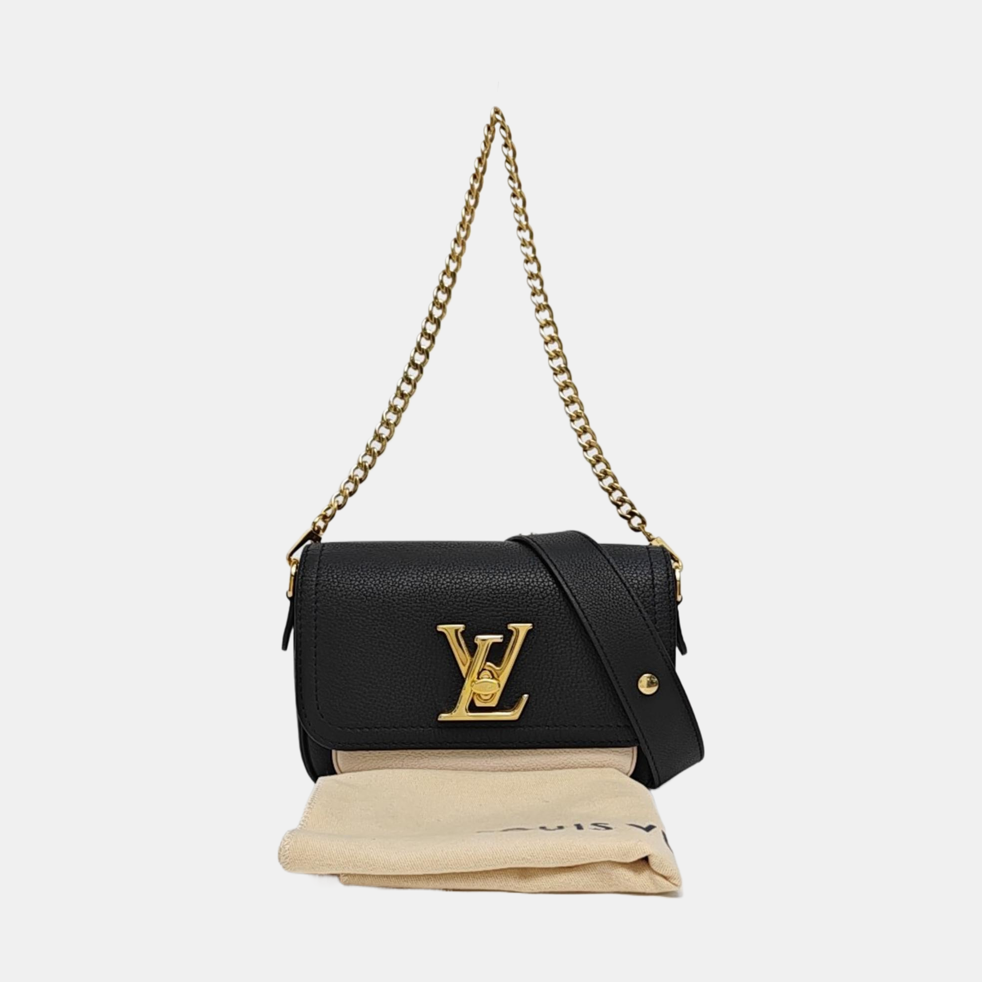 LOCKME TENDER BB Calfskin Black