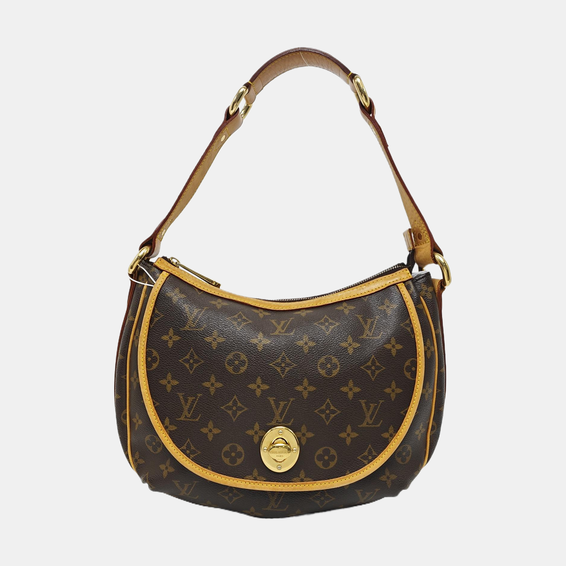 TULUM PM Monogram Coated Canvas Brown