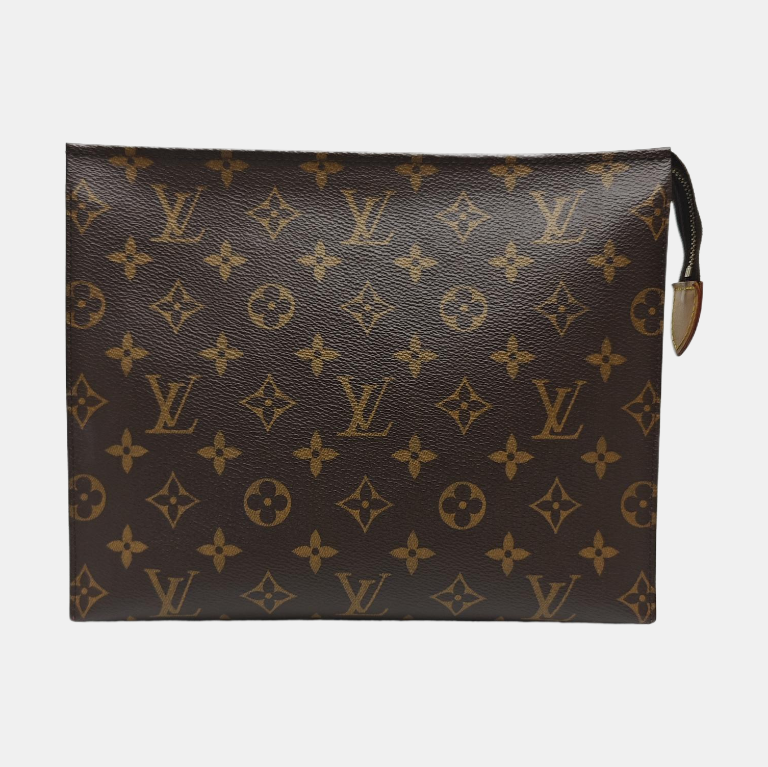 TOILET POCKET 26 Monogram Coated Canvas Brown