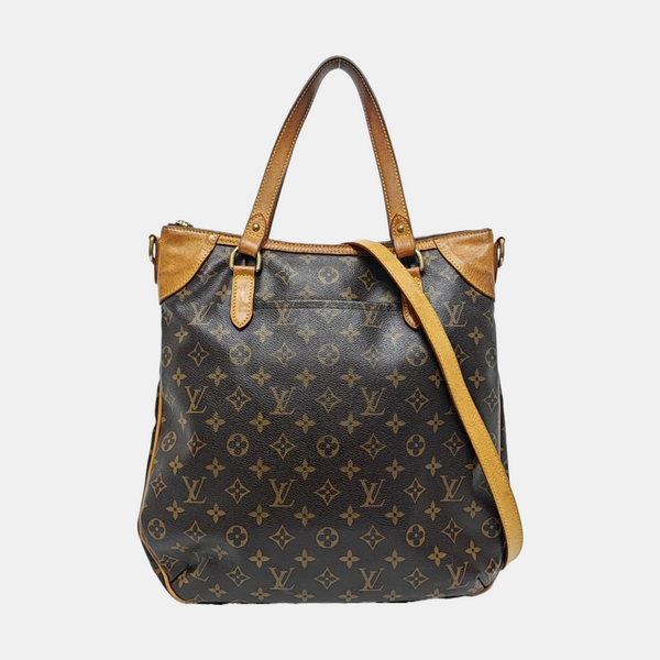 ODEON Monogram Coated Canvas Brown