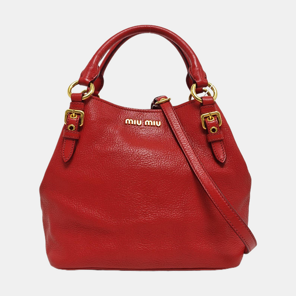 Bow Calfskin Red