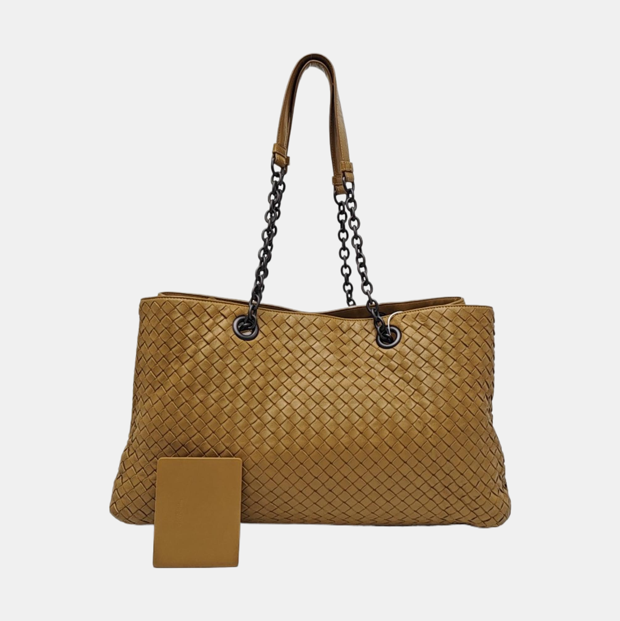 Lambskin Tote Bag Brown