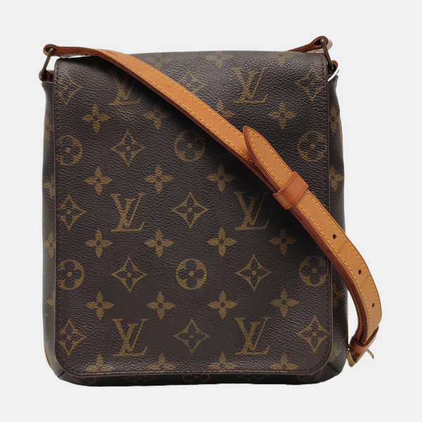 MUSETTE TANGO PM Monogram Coated Canvas Brown