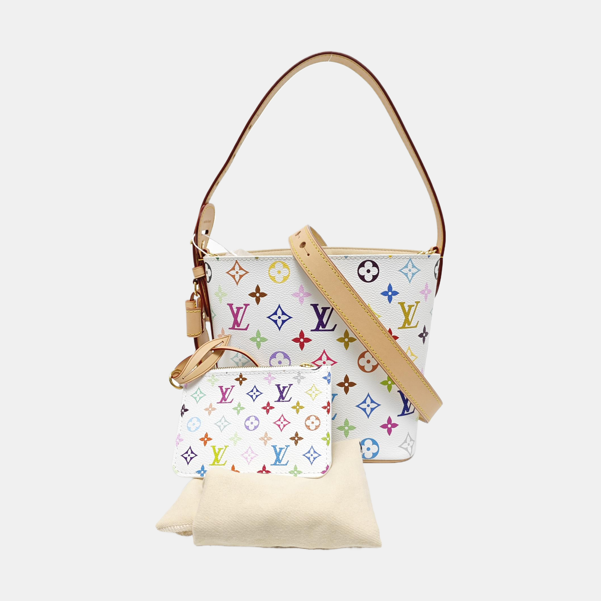 LV × TM ALL IN BB Monogram Coated Canvas White