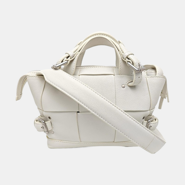 Calfskin Shoulder Bag White