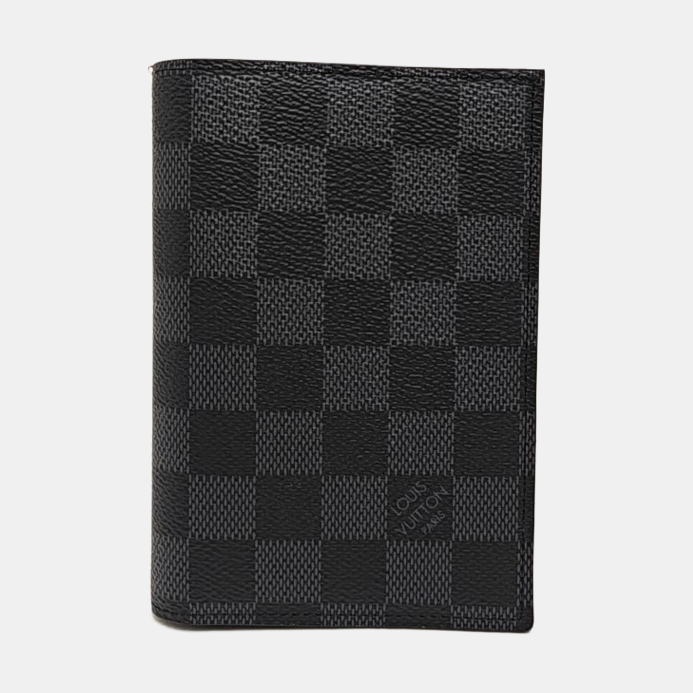 SMART Damier Graphite Coated Canvas Gray Card Holder