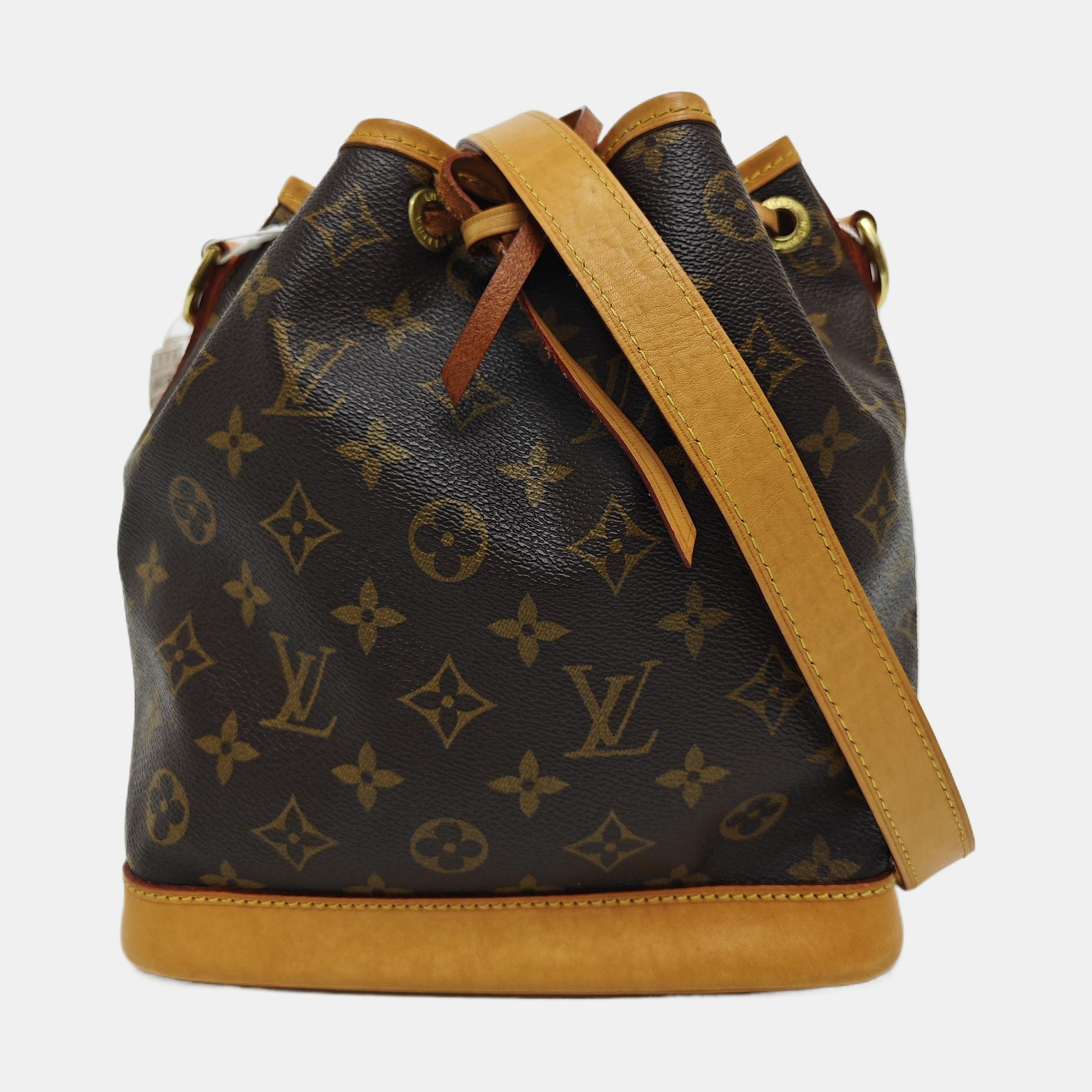 NOÉ BB Monogram Coated Canvas Brown