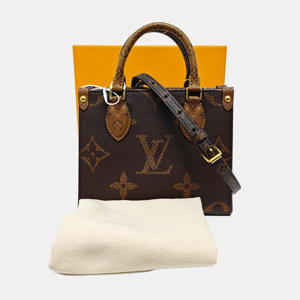 ONTHEGO BB Monogram Coated Canvas Brown