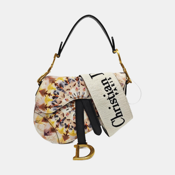 Saddle Mini Calfskin Multicolor