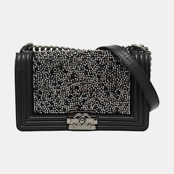 BOY CHANEL Medium Special Material Black