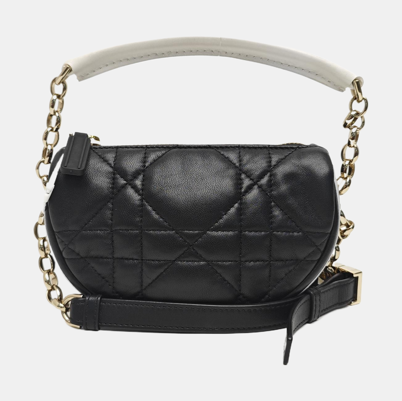 Vibe Super Mini Cannage Lambskin Black