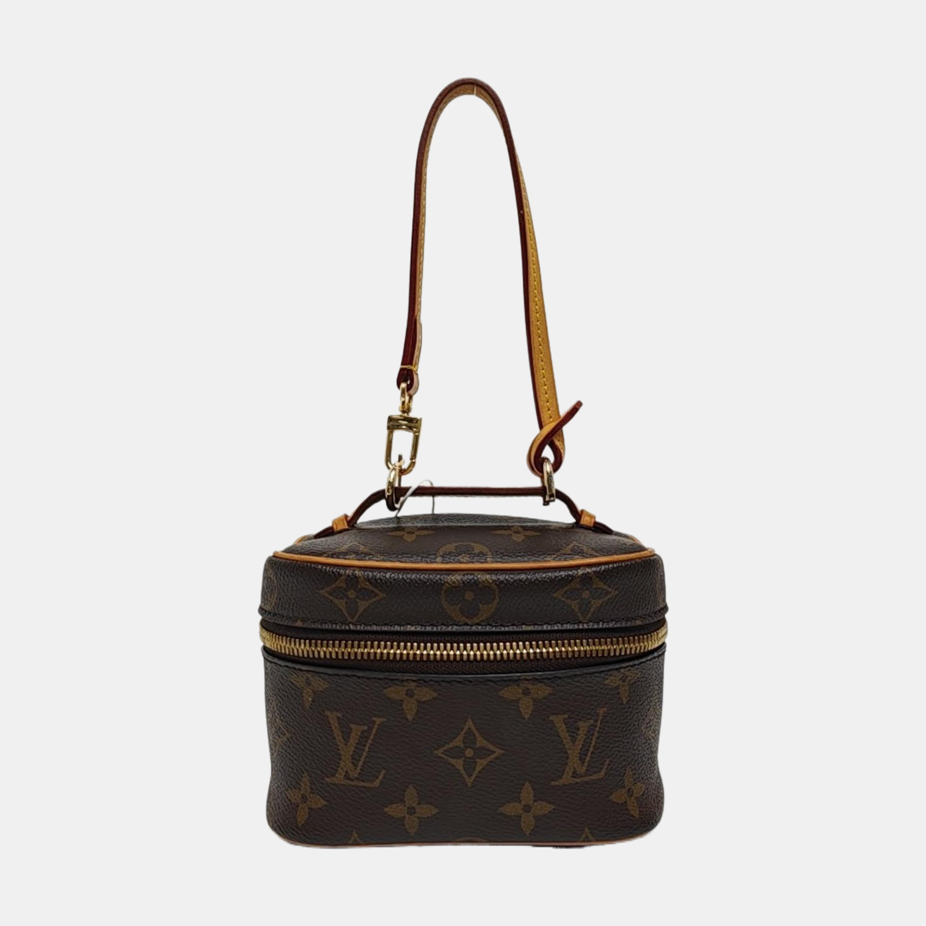 NICE Super Mini Monogram Coated Canvas Brown