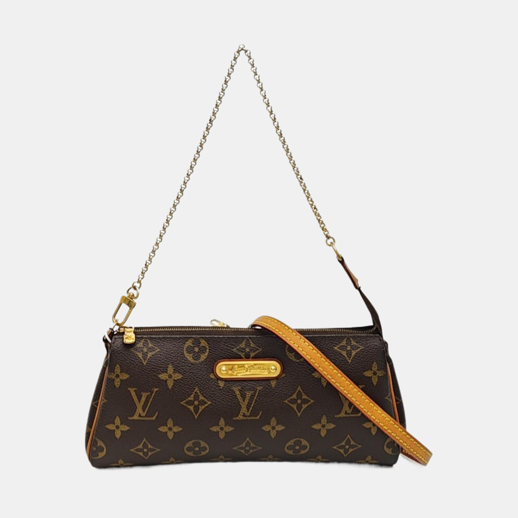 EVA Monogram Coated Canvas Brown