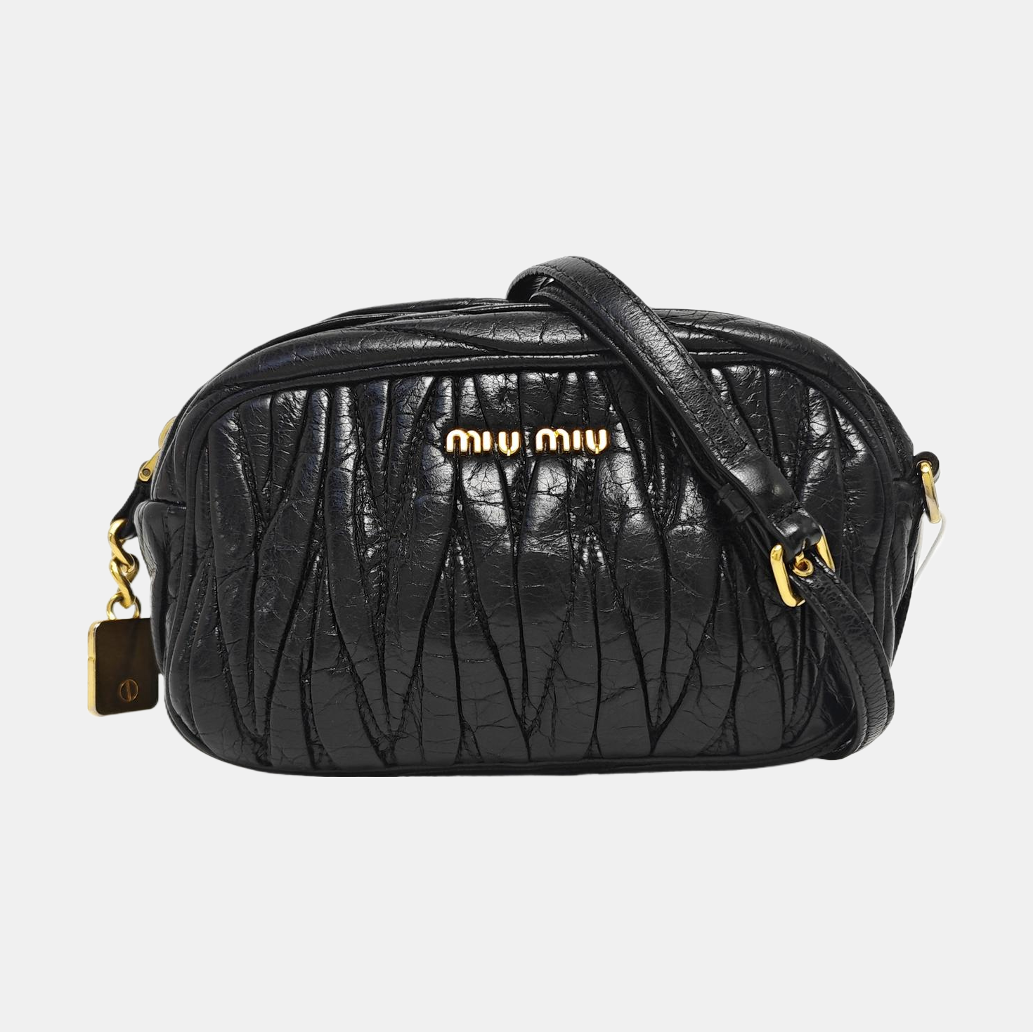 Matelassé Quilted Lambskin Black