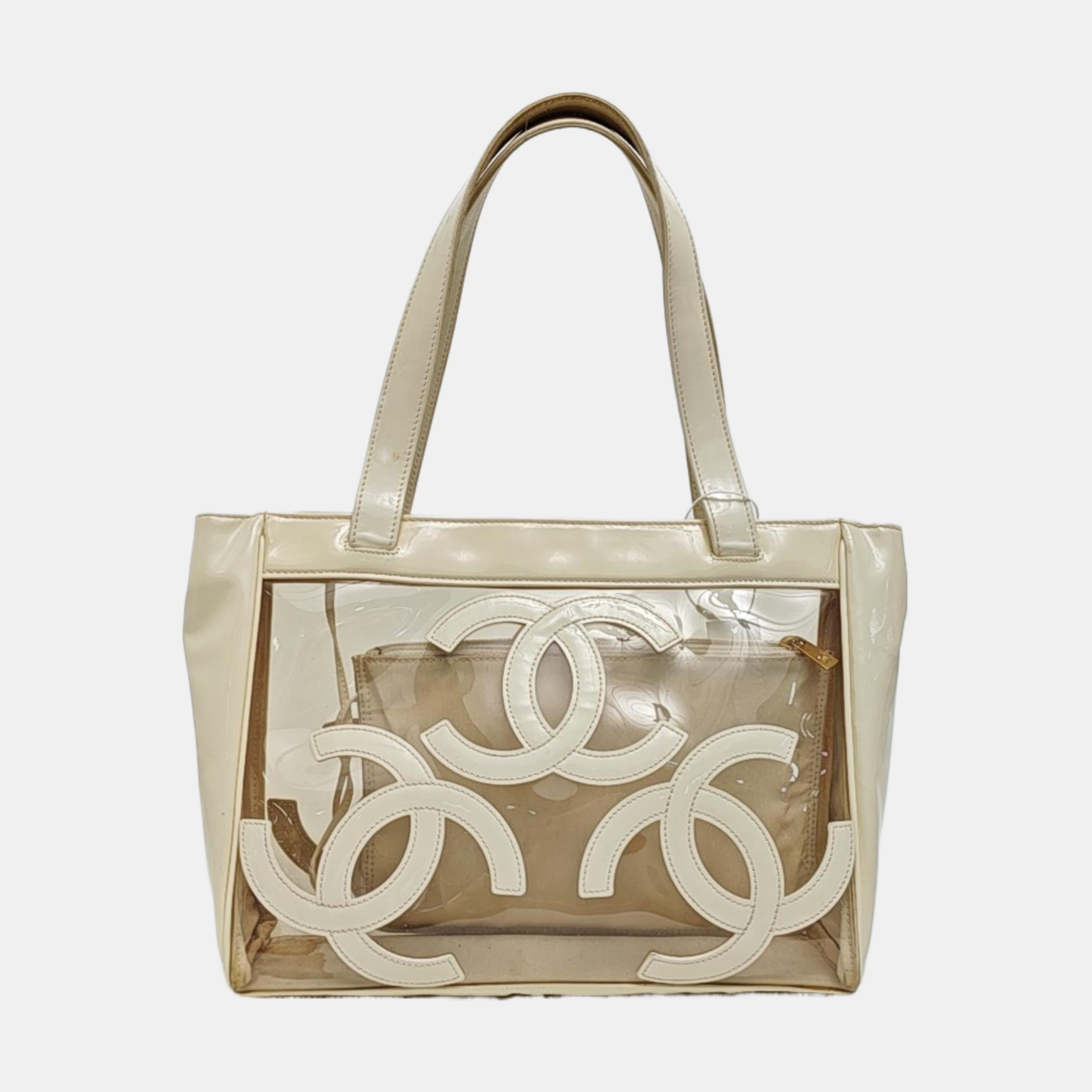 TRIPLE CC Patent Leather White