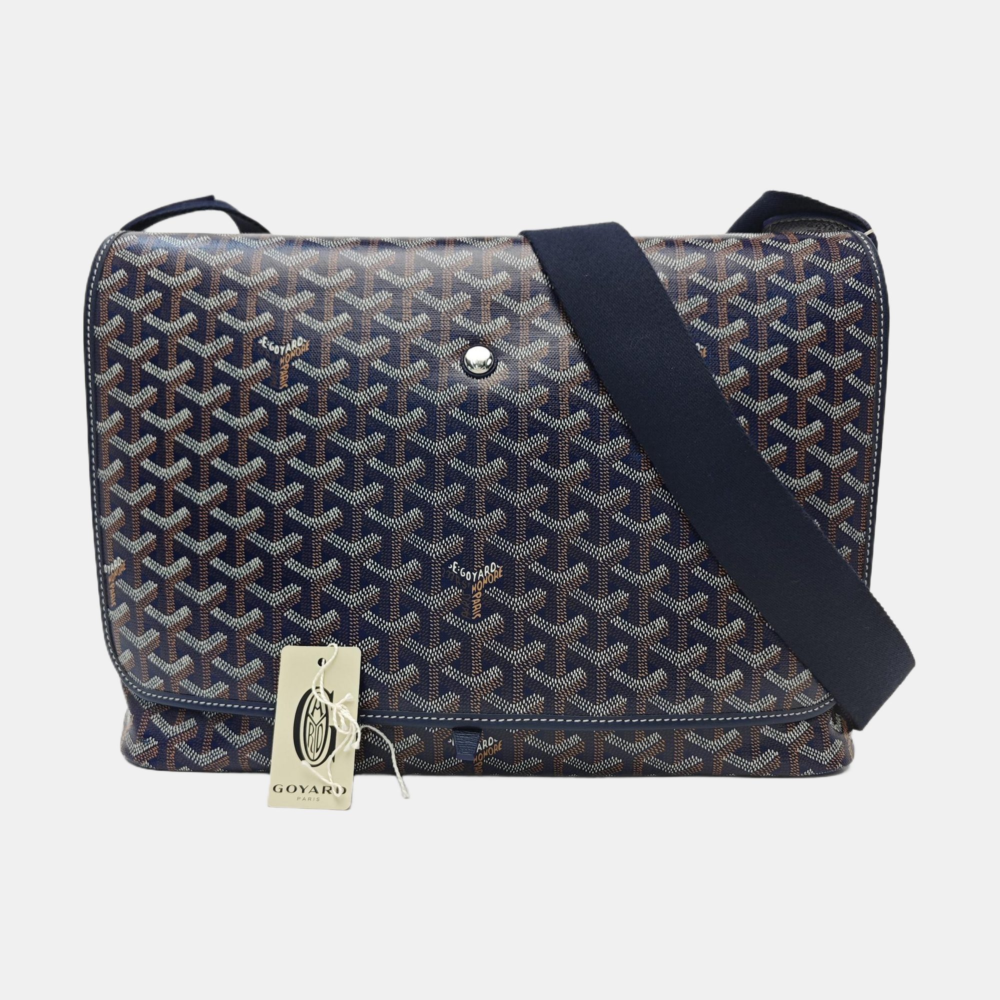 Capétien MM Coated Canvas Blue