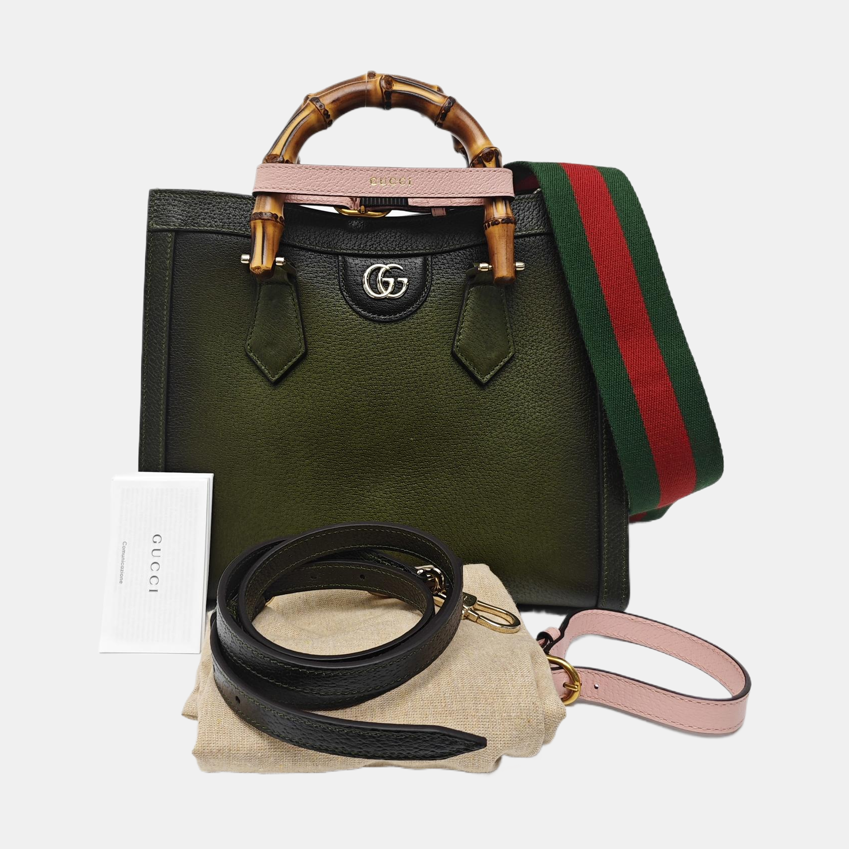 Diana Medium Calfskin Green