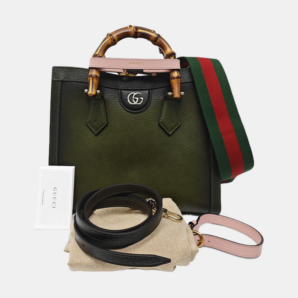 Diana Medium Calfskin Green