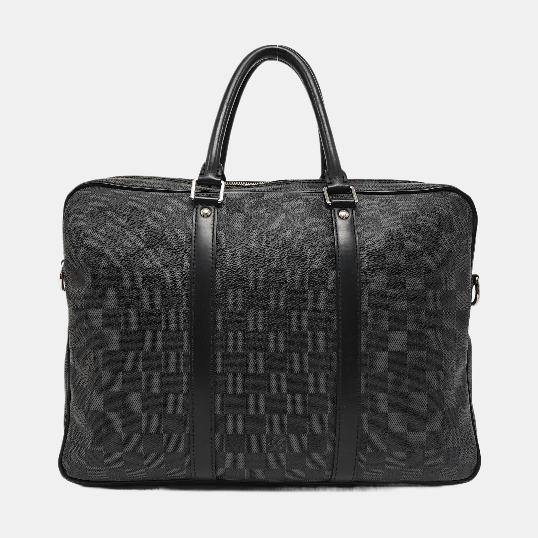 PORTE-DOCUMENTS PM Damier Graphite Coated Canvas Black