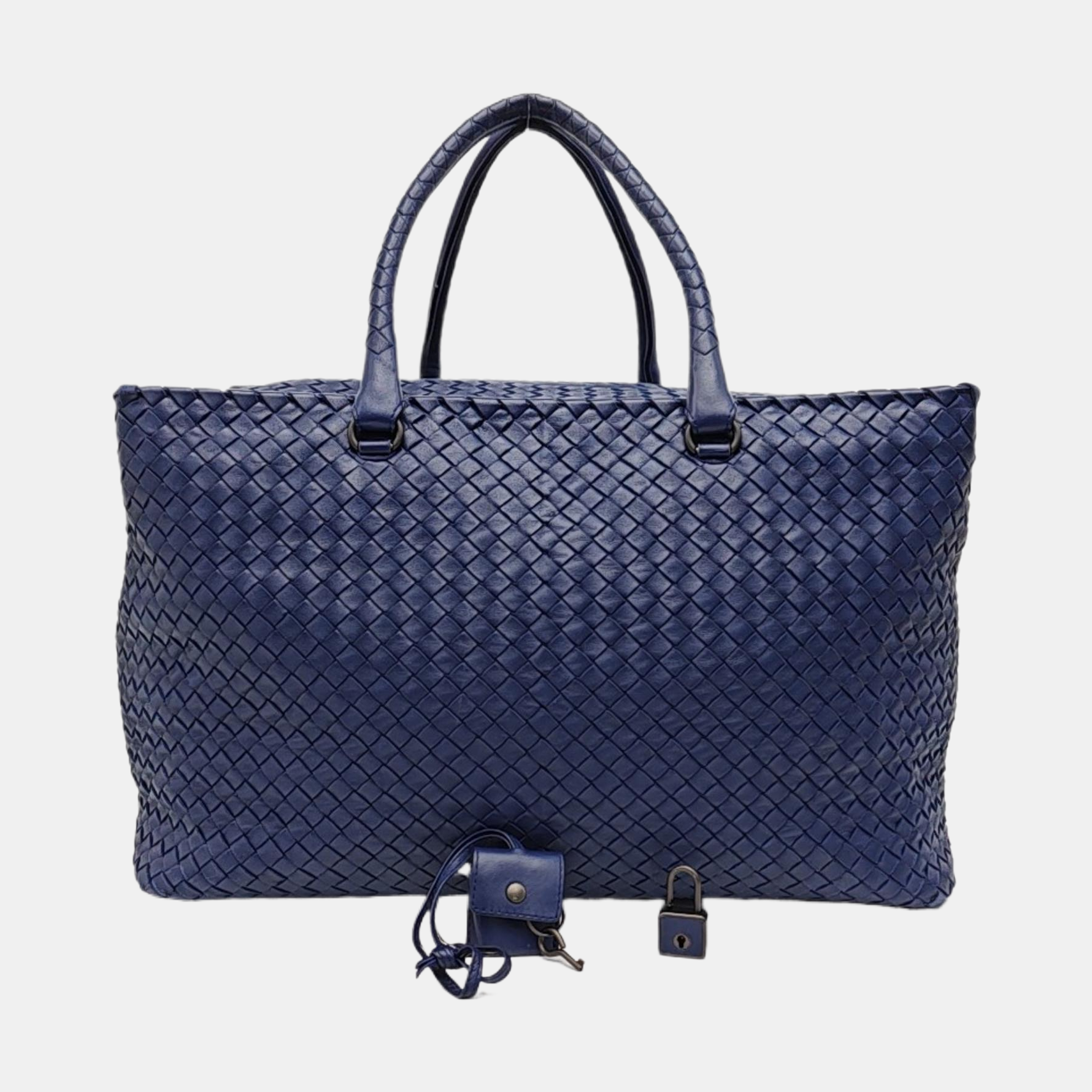 Calfskin Tote Bag Blue