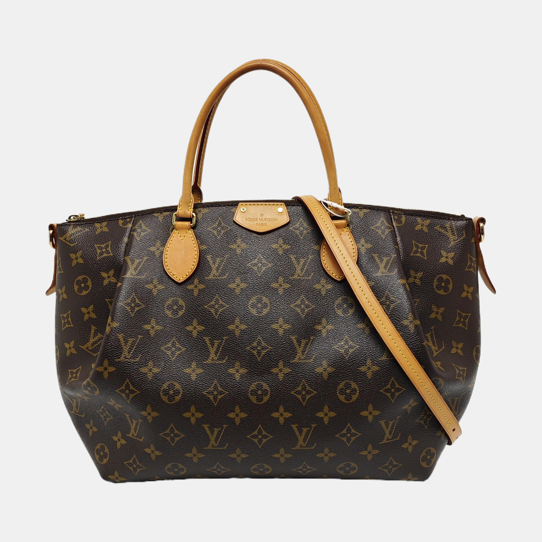 TURENNE PM Monogram Coated Canvas Brown