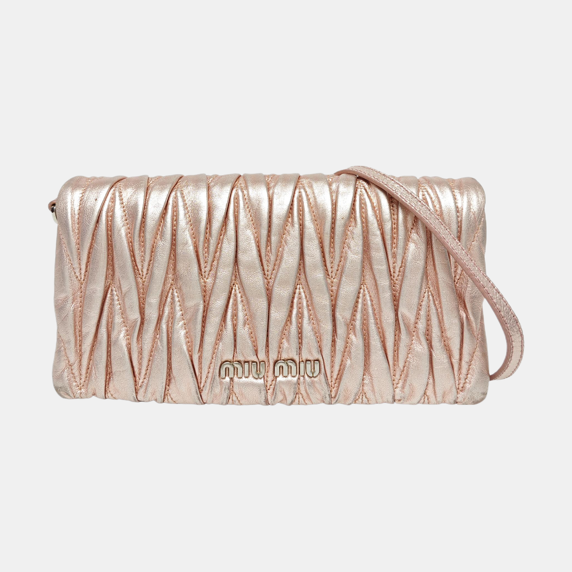 Quilted Lambskin Shoulder Bag Pink