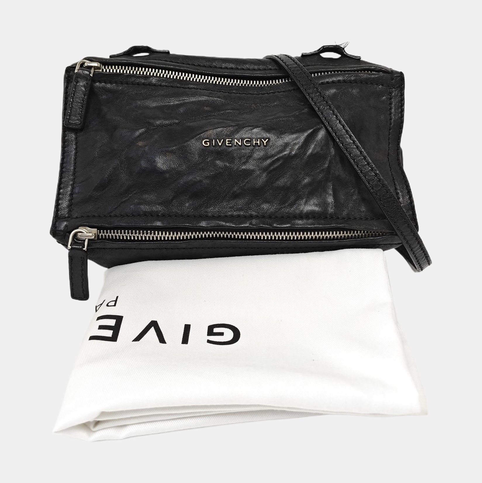 Calfskin Shoulder Bag Black