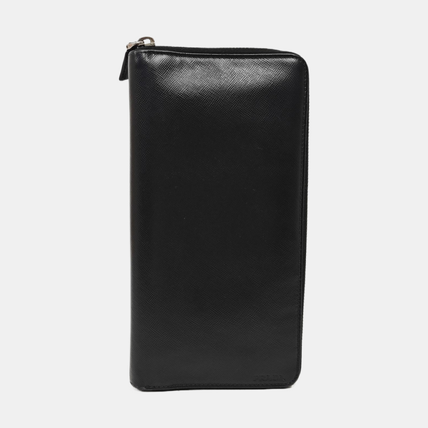Saffiano Calfskin Wallet Black