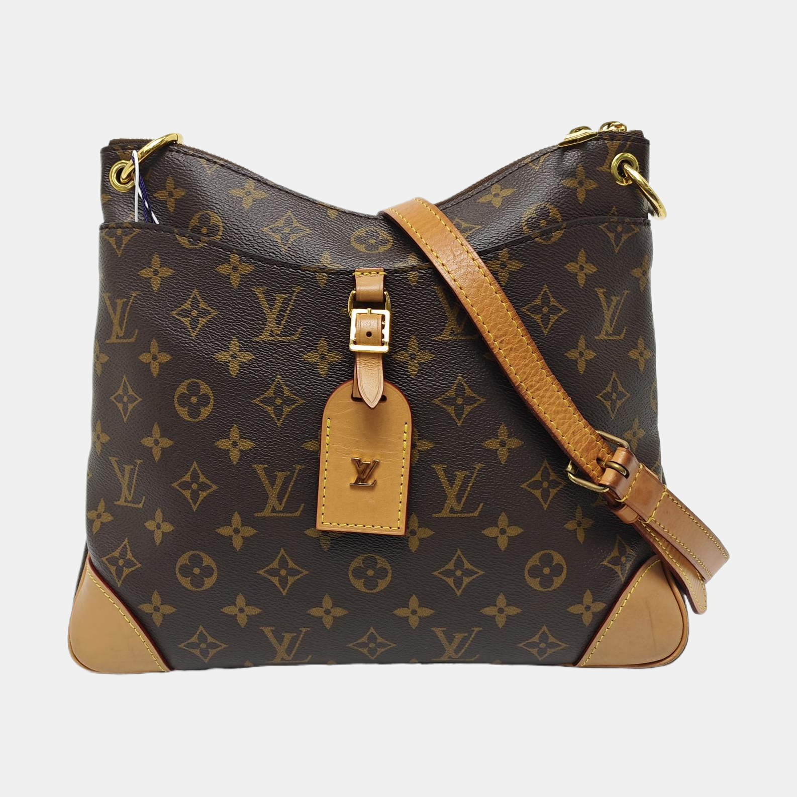 ODEON MM Monogram Coated Canvas Brown
