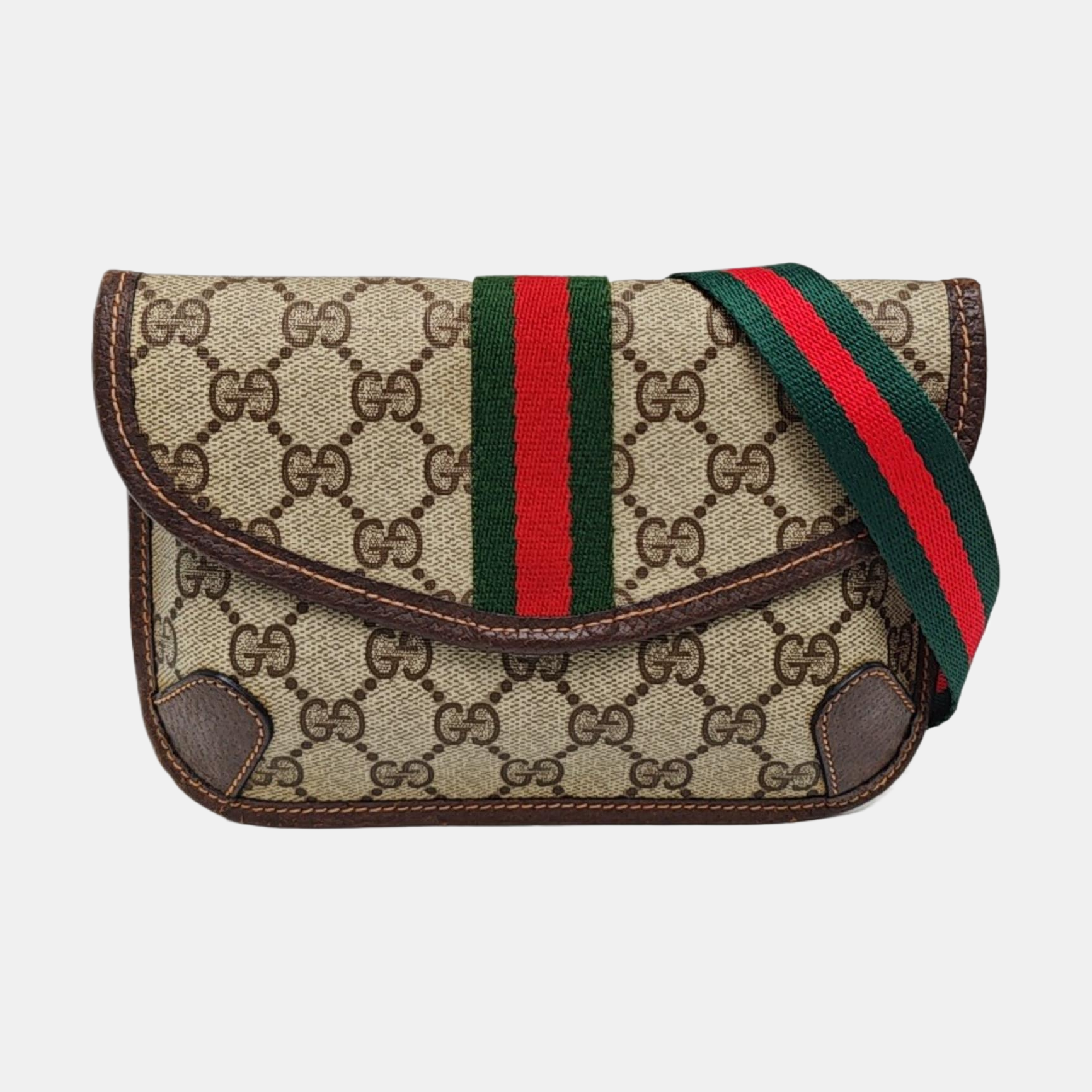 Ophidia Mini Monogram Coated Canvas Beige