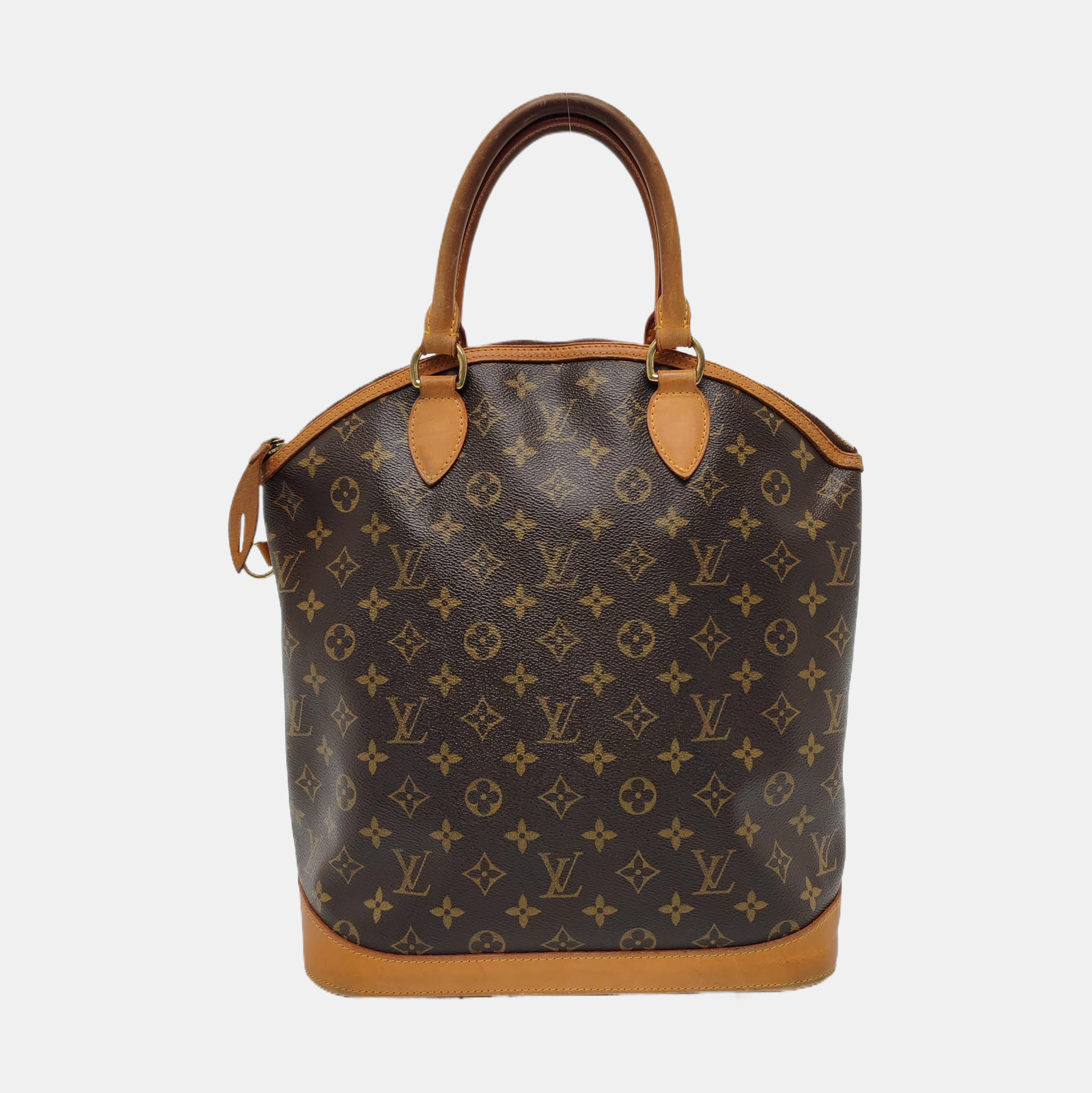 LOCKIT Monogram Coated Canvas Brown