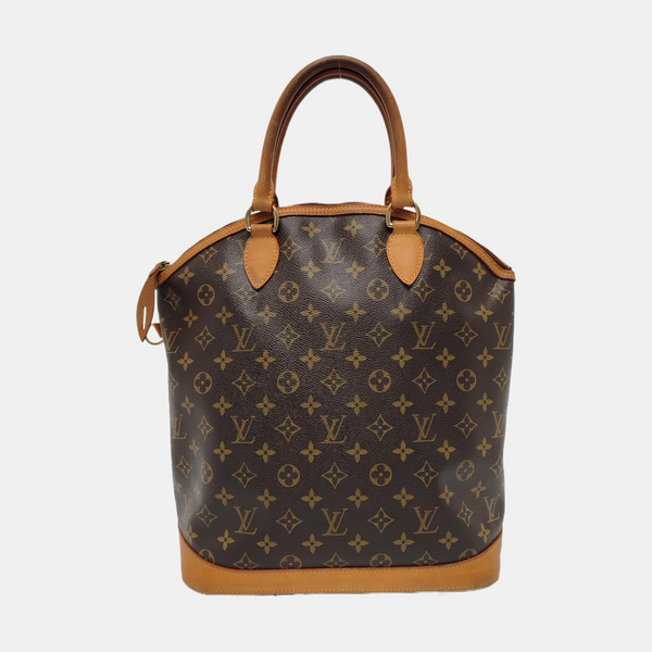 LOCKIT Monogram Coated Canvas Brown