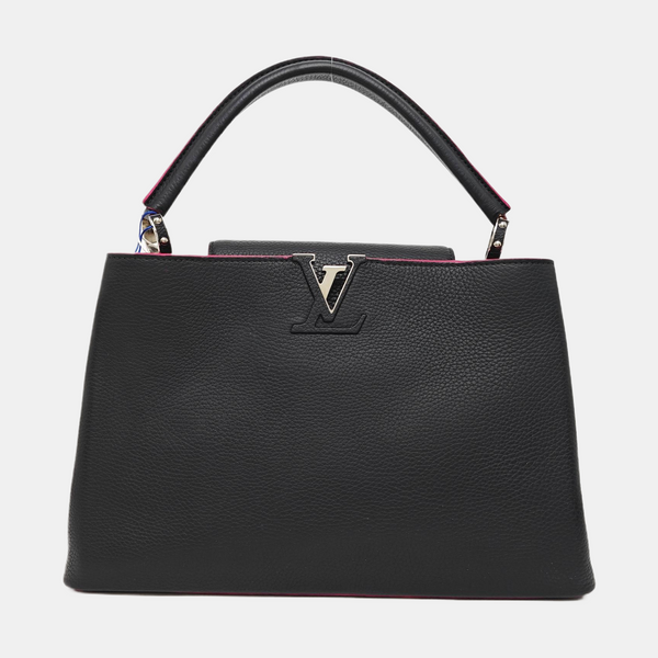 CAPUCINES GM Calfskin Black