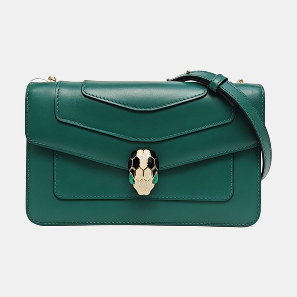SERPENTI FOREVER Small Calfskin Green