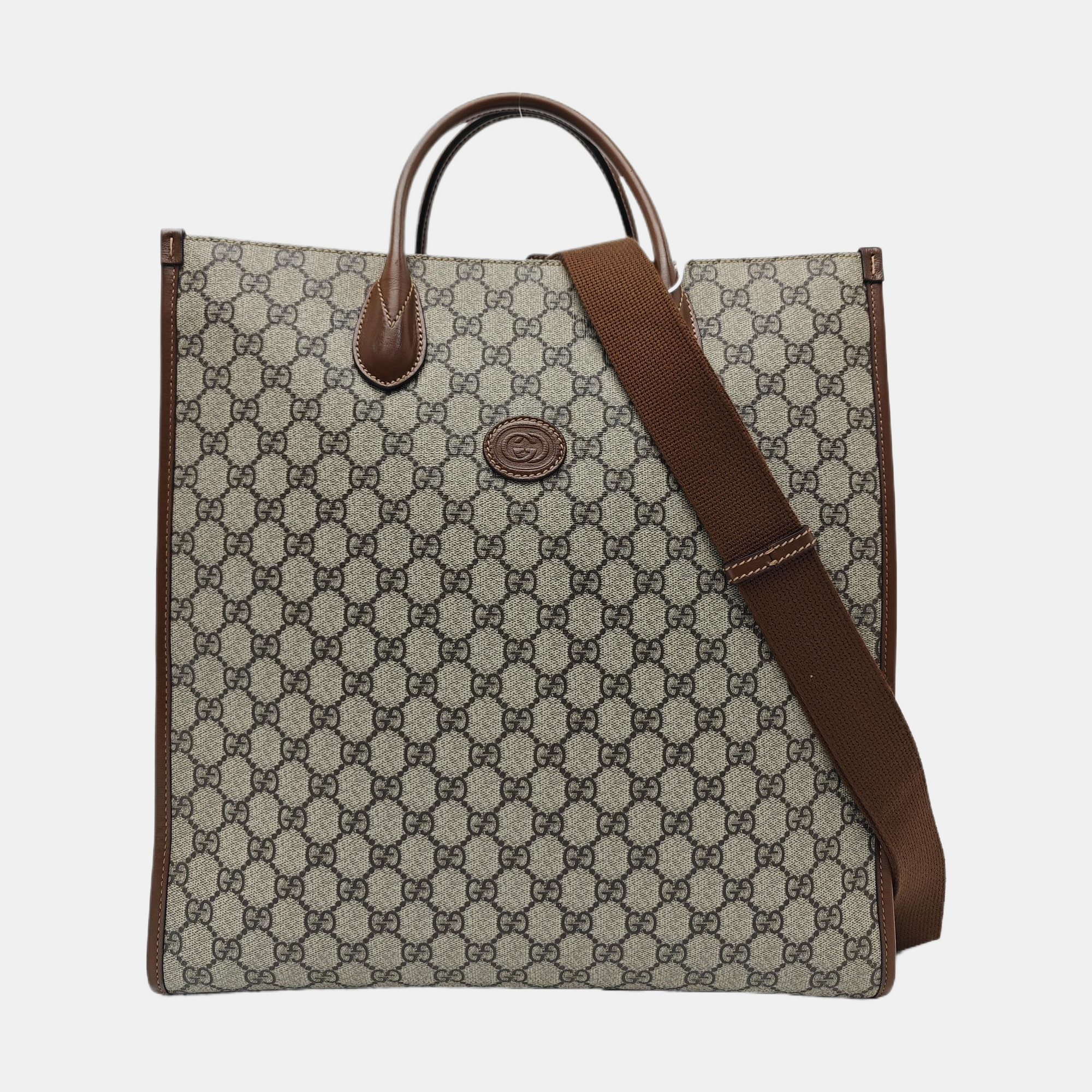 Retro Medium Monogram Coated Canvas Black