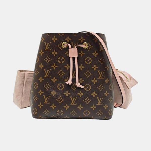 NÉONOÉ MM Monogram Coated Canvas Brown