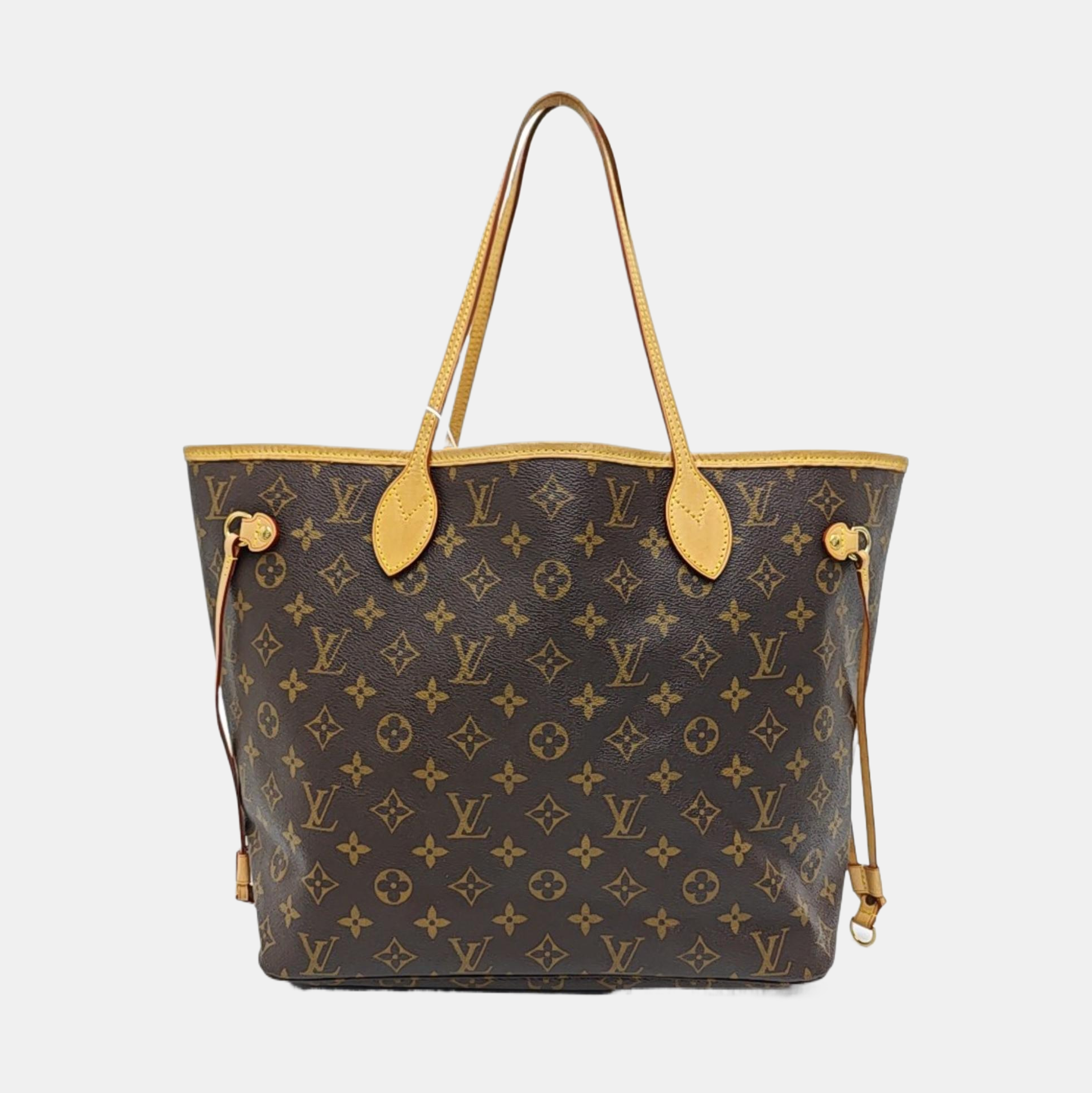 NEVERFULL MM Monogram Coated Canvas Brown