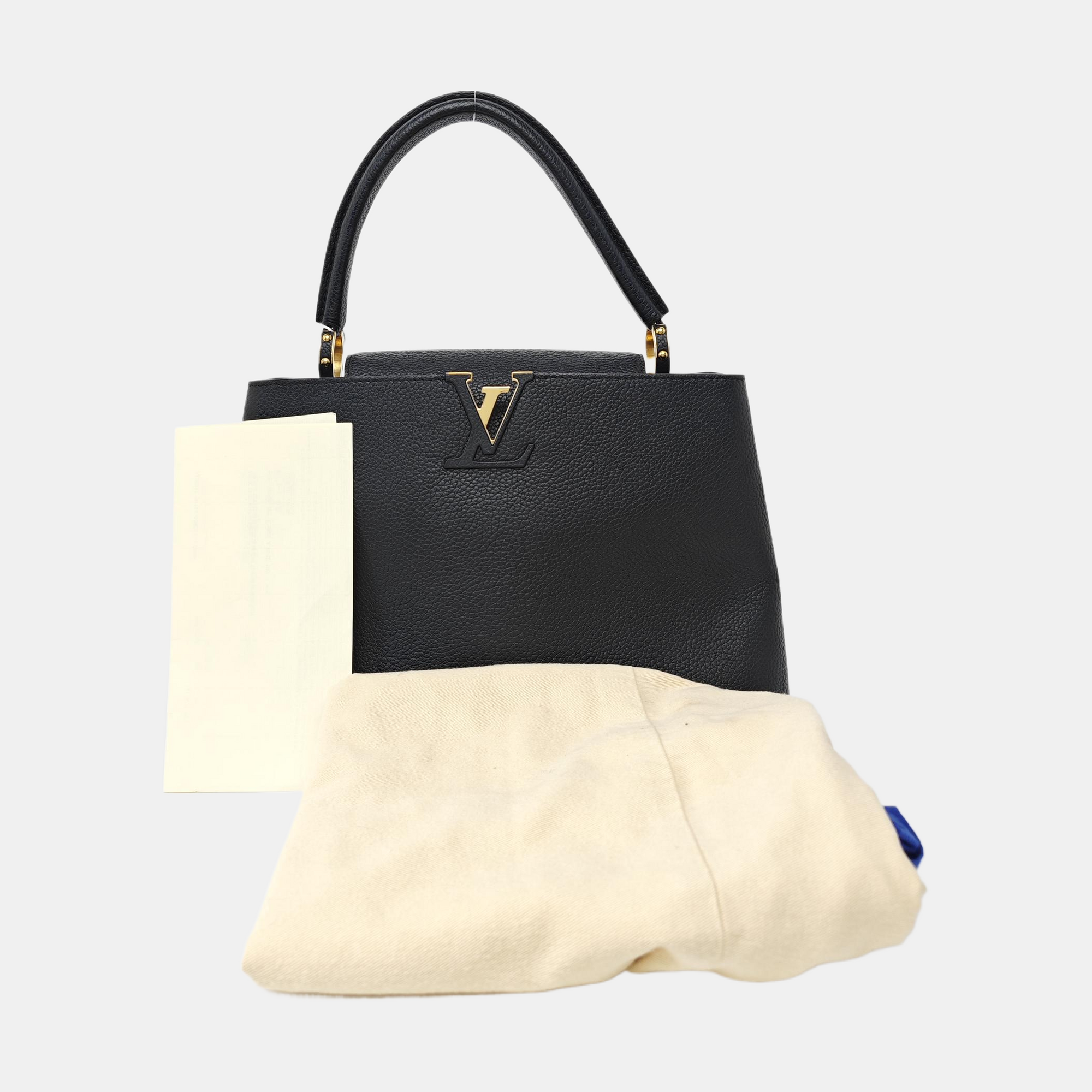 CAPUCINES GM Calfskin Black
