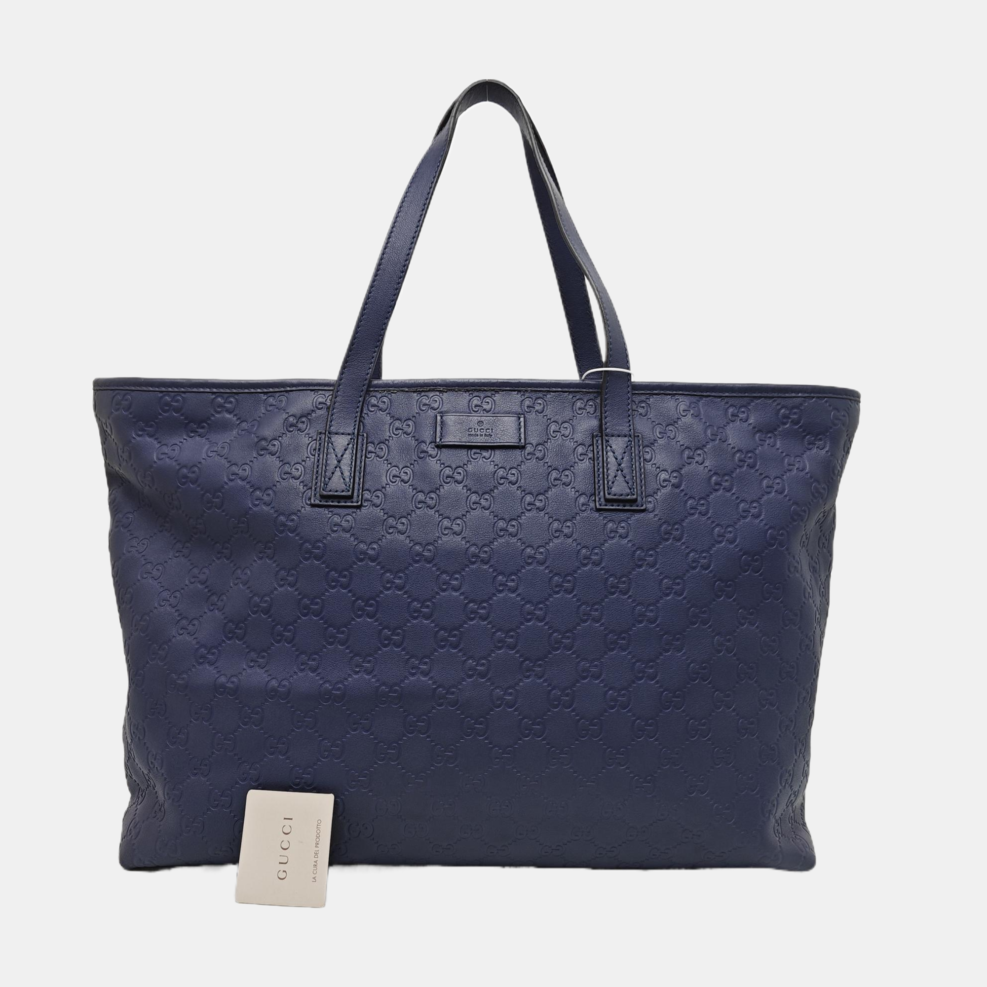 GG Imprime Monogram Calfskin Blue