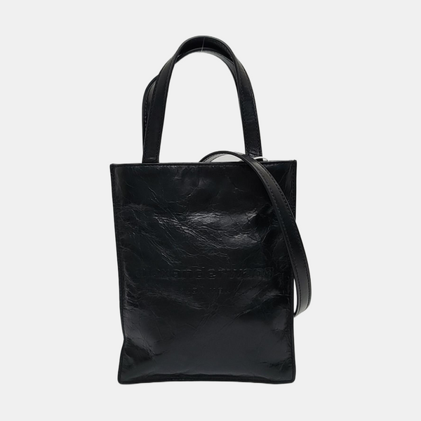 Calfskin Shoulder Bag Small Black