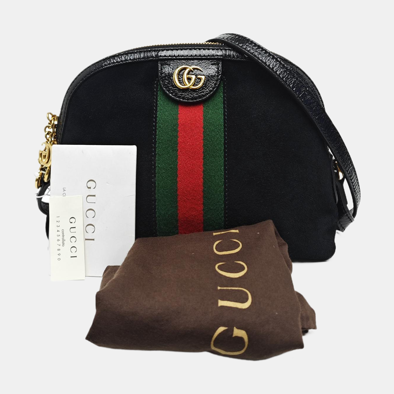 Ophidia Small Suede Black