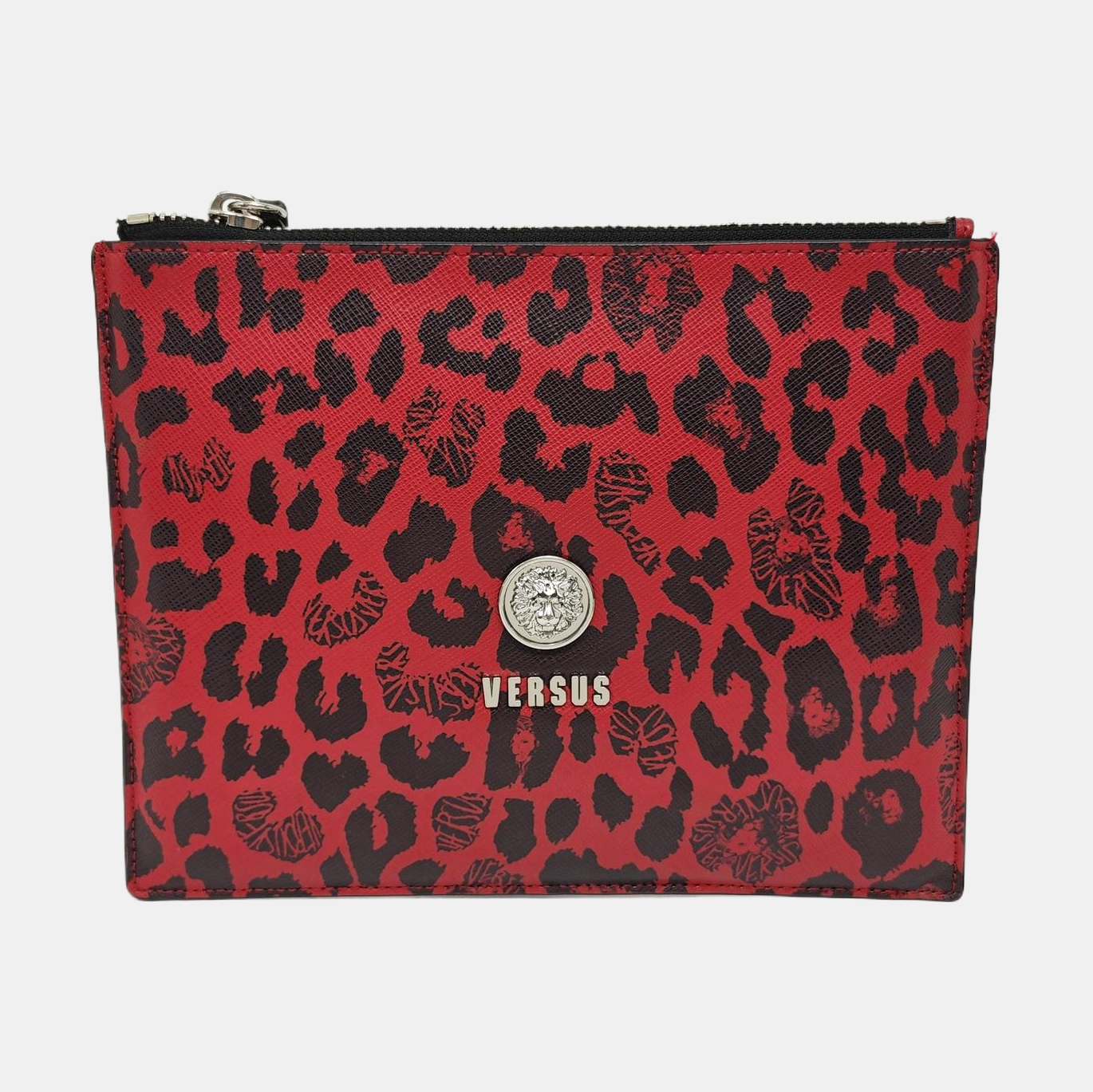 Calfskin Clutch Red