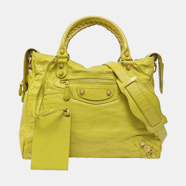 Classic City Small Lambskin Green